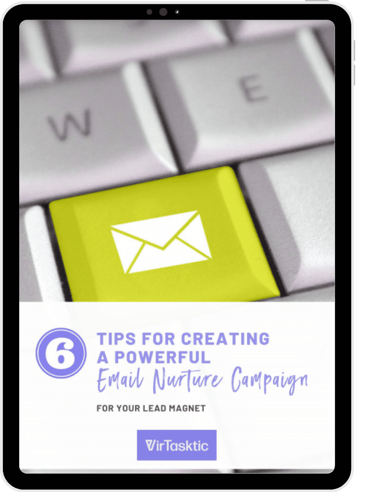 6 tips for creating a powerful email nurture campaign tablet mockup